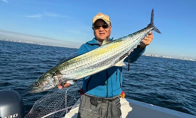 船釣りで釣り上げた魚